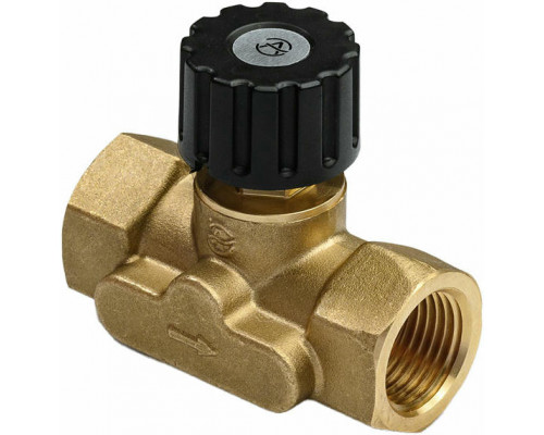 Клапан балансировочный Aquasfera Dn-20 PN-16 ручной, муфтовый Kvs=2.5 внутренняя/внутренняя резьба корпус – латунь