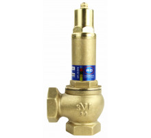 Клапан предохранительный OR 1832.015 1/2″ Dn-15 PN-16 муфтовый регулируемый угловой 0,5-16 бар