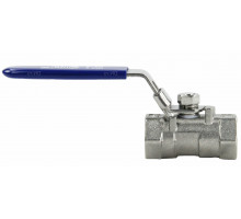 Кран шаровой BV3232P-SP-T-H ДУ-10 PN-63 стандартнопроходный, материал - нержавеющая сталь AISI 316, резьбовой