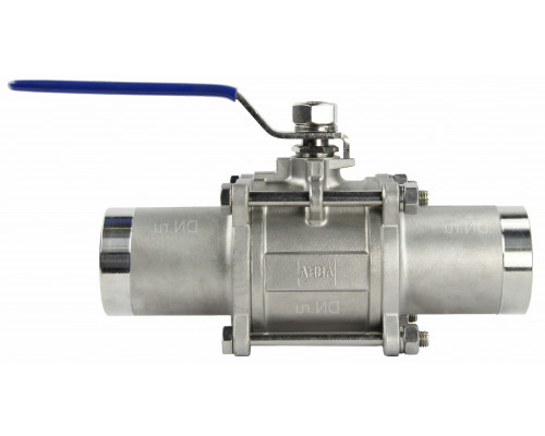 Кран шаровой ABRA ДУ-100 PN-40 проход полный под приварку AISI 316 BV-61L-100