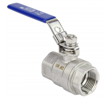 Кран шаровой BV3232P-FP-T-H ДУ-25 PN-63, нержавеющая сталь 316, уплотнение - PTFE, полнопроходной резьбовой