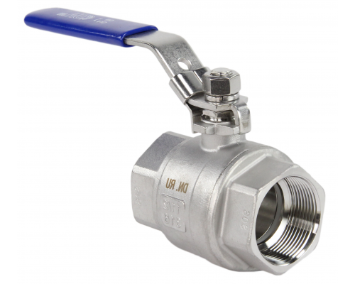 Кран шаровой BV3232P-FP-T-H ДУ-40 PN-63, нержавеющая сталь 316, уплотнение - PTFE, полнопроходной резьбовой