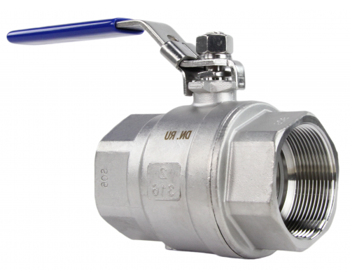 Кран шаровой BV3232P-FP-T-H ДУ-50 PN-63, нержавеющая сталь 316, уплотнение - PTFE, полнопроходной резьбовой