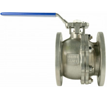Кран шаровой BV3232P-FP-F-H ДУ-100 PN-16, корпус - нержавеющая сталь 316, уплотнение - PTFE, полнопроходной фланцевый с ISO-фланцем и рукояткой, 17х17, F07/F10