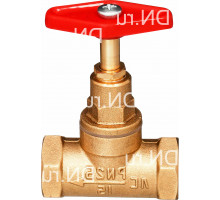 Клапан запорный латунь 15б1п 3/4″ Dn-20 PN-25 ВР прямой БАЗ БАЗ.А70.20