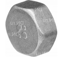 Заглушка БАЗ ЗВ 3/4″ Ду-20 Ру-40 латунная, ВР. никелированная