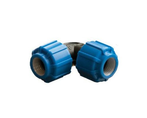 Отвод компрессионный ПЭ ТПК-АКВА 5001 Dn32 Ру-16 90°