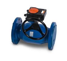 Кран шаровой Temper 283 ДУ-125 PN-16 фланцевый стальной с редуктором