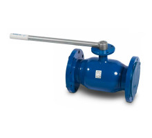 Кран шаровой Temper 293 ДУ-100 PN-16 фланцевый полнопроходной стальной с фланцем для установки привода