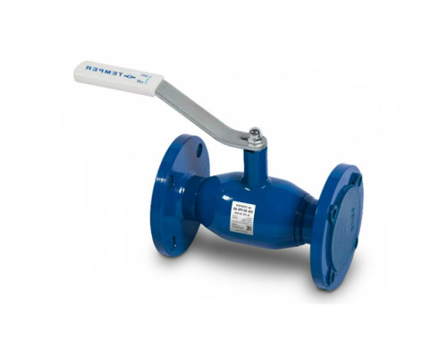 Кран шаровой Temper 293 ДУ-40 PN-40 фланцевый полнопроходной стальной