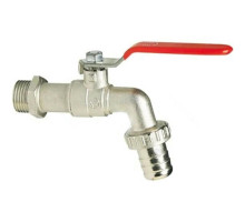 Кран шаровой Tecofi RP1105 1/2″ ДУ-15 PN-16 водоразборный, со штуцером, наружная резьба, латунный