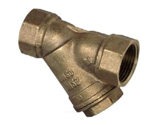 Фильтр сетчатый Tecofi F2143 1/2″ Ду-15 Ру-20, наклонный, с газовой резьбой, корпус — бронза