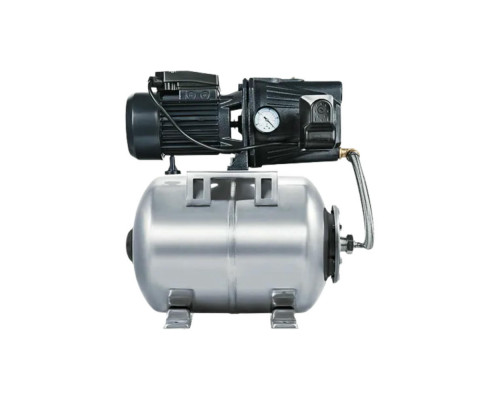 Насосная станция Unipump AUTO JET 80 L 600 Вт, напор 38 м, расход 50 л/мин, 230 В, объем гидроаккумулятора 50 л, корпус – нержавеющая сталь, корпус насоса – чугун