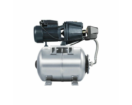 Насосная станция Unipump AUTO JET 80 S 600 Вт, напор 38 м, расход 50 л/мин, 230 В, объем гидроаккумулятора 50 л, корпус – нержавеющая сталь, корпус насоса – чугун
