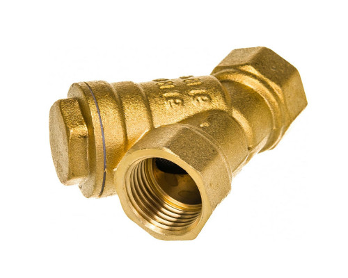 Фильтр-грязевик сетчатый Unipump G1″ Ду-25 Ру-16 Y-образный, латунный, ВР