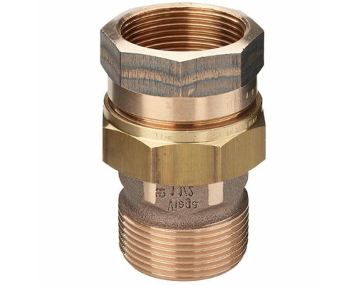 Соединитель Viega 271HB 2″ Dn-50 PN-25 разъёмный, корпус-бронза, с плоским уплотнением, наружная и внутренняя резьба