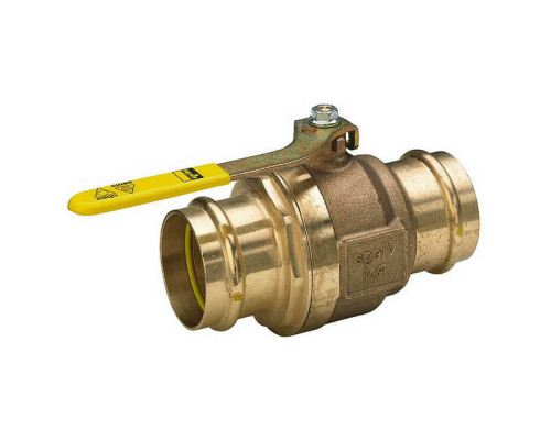 Кран шаровой Viega Profipress G с SC-Contur 1/2″ ДУ-15 PN-5 полнопроходной муфтовый, бронзовый, пресс, управление ручка-рычаг