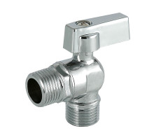 Кран шаровой Valtec VT.392.N 1/2″х1/2″ ДУ-15х15 PN-10 угловой для подключения сантехприборов, наружная / наружная резьба, корпус - латунь