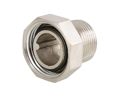 Полусгон Valtec VTr.015.N.04 1/2″ Ду-15 Py8 НР/накидная гайка, корпус-латунь