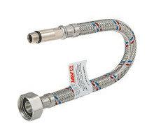 Гибкая подводка для смесителя Valtec VTf.004.IS 1/2″xМ10 гайка-штуцер, 1.2м, длина штуцера – 35 мм