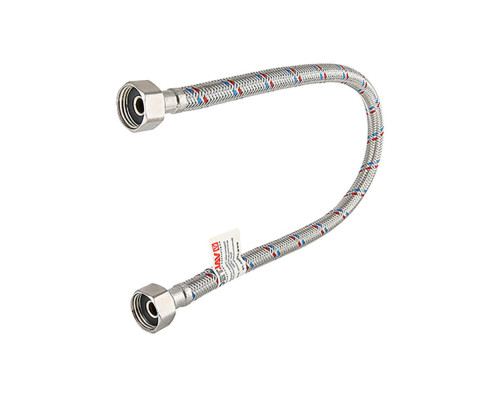 Гибкая подводка для воды Valtec VTf.001.IS 1/2″ гайка-гайка, 1м