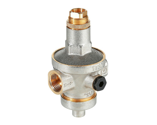 Редуктор давления Valtec VT.085.N.0807 1 1/2″ ДУ-40 Py25, мембранный, прямого действия, с демпферной камерой, от 1 до 7 бар, корпус - латунь