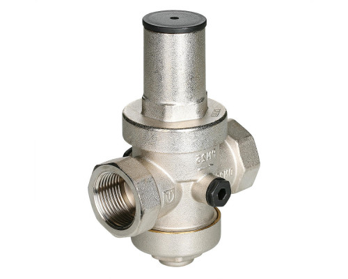 Редуктор давления Valtec VT.086.NH.06 1″ ДУ-25 Py25 регулируемый, прямого действия, поршневой, от 1 до 5,5 бар, корпус - латунь