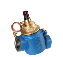 Регулятор перепада давления автоматический Valtec VT.043.D.0803 1 1/2″ ДУ-40 Py25 ВР регулируемый с импульсной трубкой 1 м, 200-14000 л/час, корпус - чугун