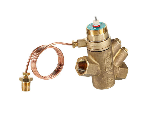 Регулятор перепада давления автоматический Valtec VT.043.GA.0601 1″ ДУ-25 Py25 3-17 кПа, 9-680 л/ч регулируемый, с регулирующим клапаном под электропривод, корпус - латунь