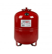Бак расширительный Valtek VT.RV.R CE 3/4″ 50л PN-5 мембранный, вертикальный, фланцевый, корпус — сталь