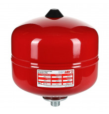 Бак расширительный Valtec VT.F.R 3/4″ 12л PN-6 мембранный, вертикальный, фланцевый, корпус — сталь