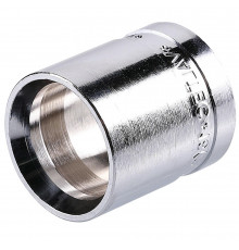 Гильза надвижная для полиэтиленовых труб Valtec VTm.400.BC.001622 Ду-16 PN-16, латунная, хромированная, присоединение аксиальное, для труб SDR 7.4