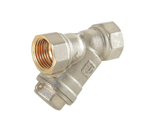 Фильтр механический Valtec VT.192.N.08 1 1/2″ Ду-40 Pу16 внутренняя/внутренняя разьба, латунный, косой