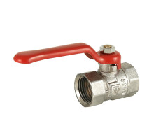 Кран шаровой Valtec COMPACT VT.090.N.04 1/2″ ДУ-15 PN-40 муфтовый, стандартнопроходной, присоединение внутренняя/внутренняя резьба, управление ручка-рычаг, латунный никелированный