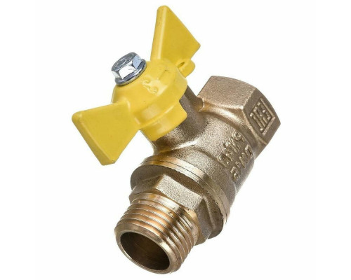 Кран шаровой VALFEX VF.278 1/2″ ДУ-15 PN-16 полнопроходной муфтовый, латунный, наружная/внутренняя резьба, управление ручка-бабочка