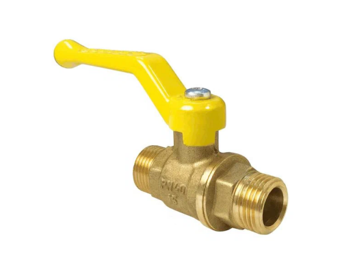 Кран шаровой газовый Valfex VF.270 11б27фтм 1/2″ ДУ-15 PN-40 полнопроходной, латунный, наружная-наружная резьба, ручка-рычаг