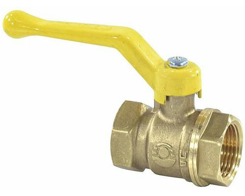 Кран шаровой газовый Valfex VF.271 11б27фтм 1″ ДУ-25 PN-40 полнопроходной, латунный, внутренняя-внутренняя резьба, ручка-рычаг