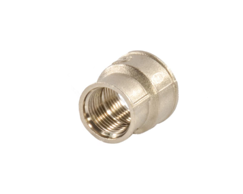 Муфта переходная VALFEX VF240N 2″x1 1/4″ ДУ-50x32 Ру-40 внутренняя резьба, корпус - латунь никелированная
