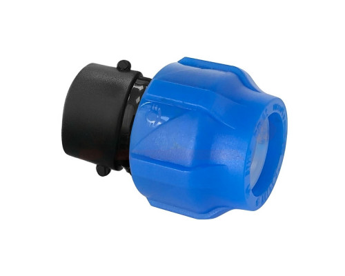 Муфта ПНД Valfex KOM-VR Dn25x1″ Py16 ВР компрессионная, соединительная, с внутренней резьбой