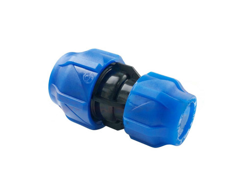 Муфта ПНД Valfex KOM-KOM-PER Dn50x1″ Py16 ВР компрессионная, переходная