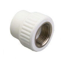 Муфта PP-R комбинированная Valfex Dn25х1 белая ВР