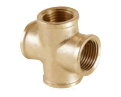 Крестовина VALFEX VF.760.L 3/4″ ДУ-20 Ру-40 латунная резьбовая