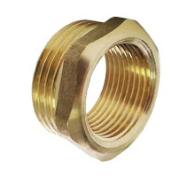 Футорка VALFEX VF.581.L.100.034 1″x3/4″ ДУ-25х20 Ру-40 латунная присоединение внутренняя/наружная резьба
