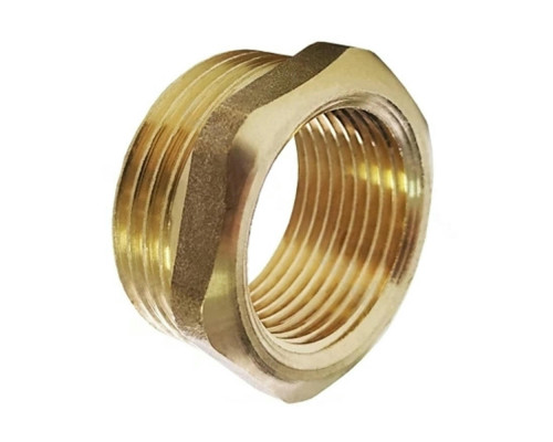 Футорка VALFEX VF.581.L.100.034 1″x3/4″ ДУ-25х20 Ру-40 латунная присоединение внутренняя/наружная резьба