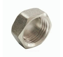 Заглушка латунная VALFEX VF.590.N.200 2″ ДУ-50 Ру-40 никелированная, присоединение внутренняя резьба