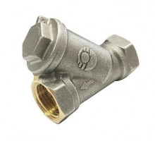 Фильтр сетчатый VALFEX 46Б5фт1 3/4″ Ду-20 Ру-25 муфтовый, никелированный, под пломбу (VF.192.LN0.034)
