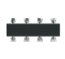 Коллектор котельной Wester 0-05-0110 1 1/2″x3 ДУ-40 Py6 из нержавеющей стали, с кронштейном