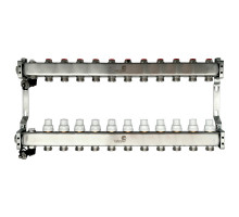 Коллекторная группа Wester MUVS 1″ ДУ-25 PN-10 выходов 11х3/4″, материал - нержавеющая сталь