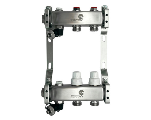 Коллекторная группа Wester MUVS 1″ ДУ-25 PN-10 выходов 2х3/4″, материал - нержавеющая сталь