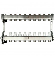 Коллекторная группа Wester MUVS 1″ ДУ-25 PN-10 выходов 9х3/4″, материал - нержавеющая сталь